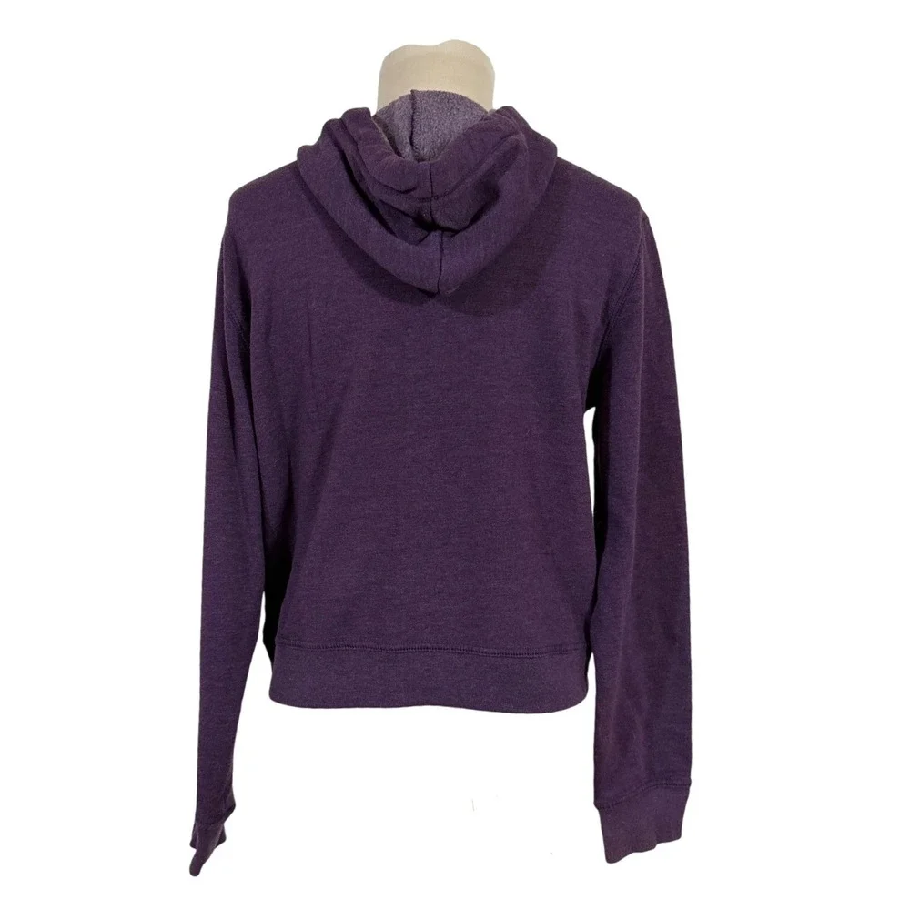 Vintage Aeropostale Purple Graphic Hoodie Sweatshirt Women's Size Medium